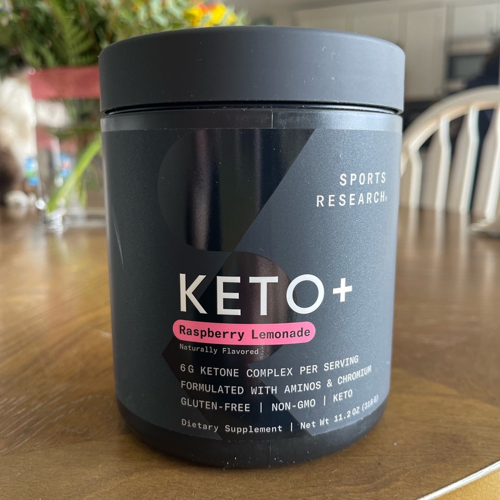 KETO+ Raspberry Lemonade Mix -11.2 oz/30 servings